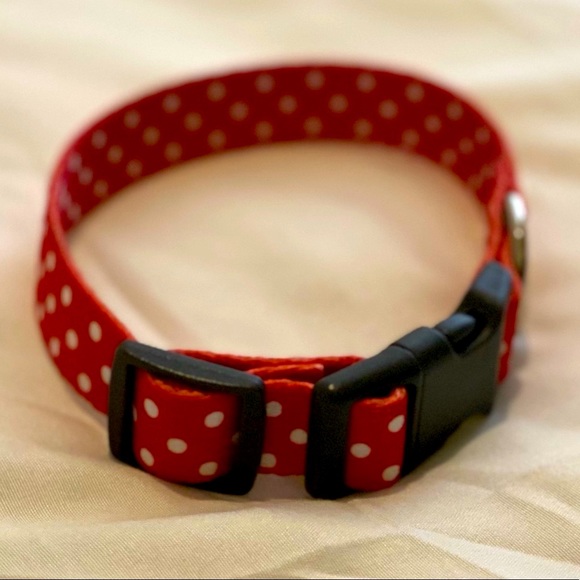 Small Dog Collar - Polka Dots - Picture 6 of 6